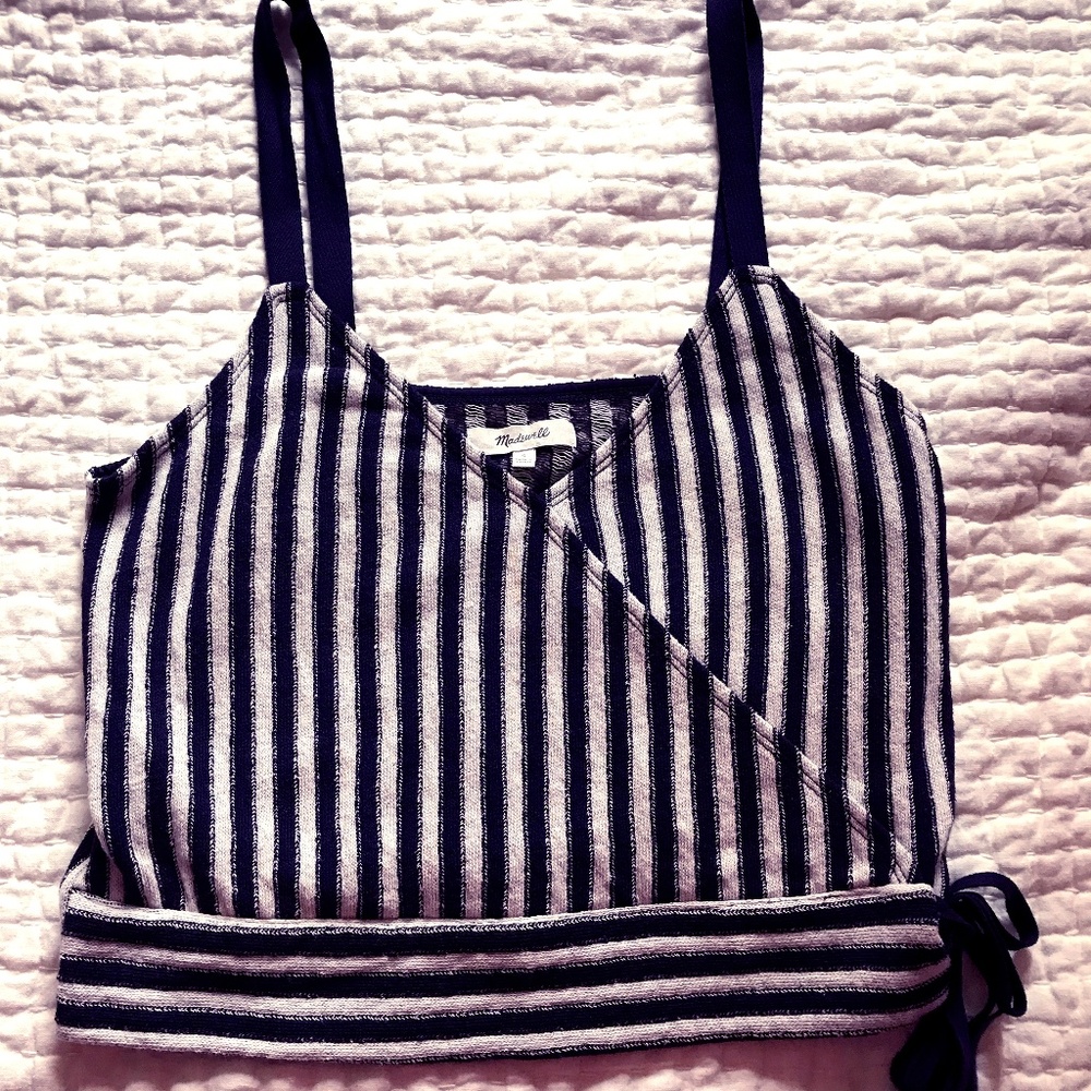 COPY - Madewell Stripped Crop Tank